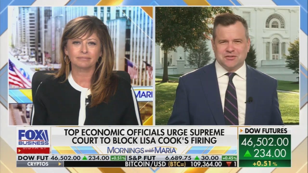 Bill Pulte being interviewed by Fox Business' Maria Bartiromo