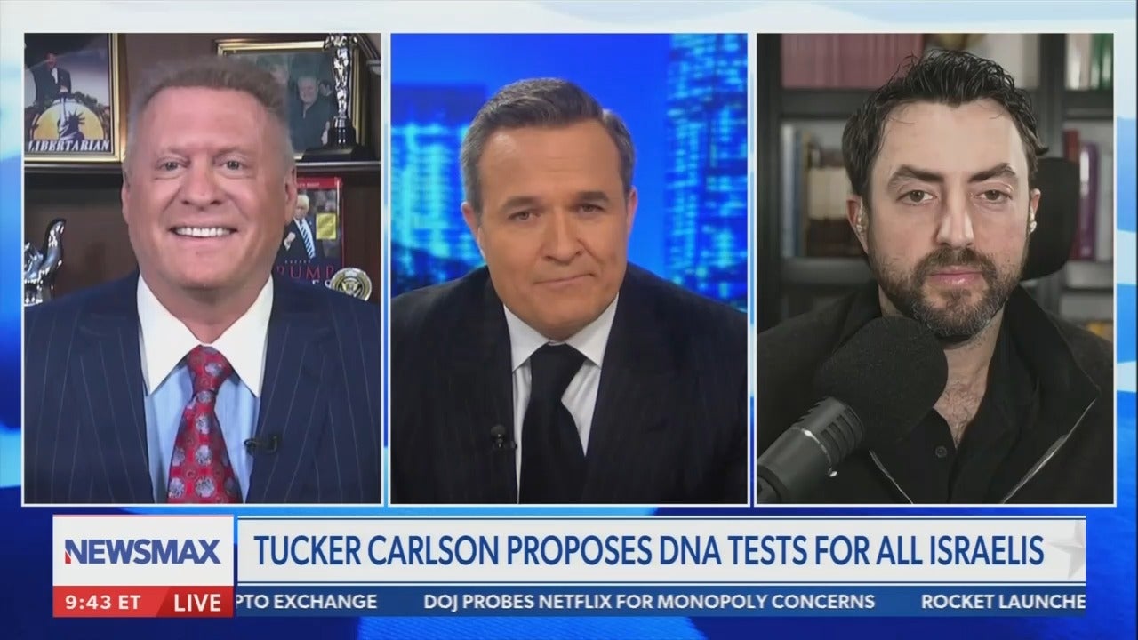 Newsmax guest: "Tucker Carlson at this point is not just the most dangerous antisemite in the history of the United States of America, he's the single most dangerous man in America today"