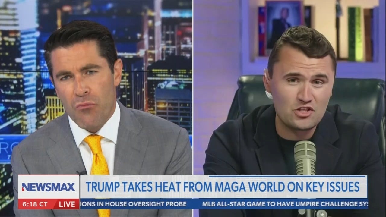 Newsmax host: "It seems almost surreal to believe" that Trump "is now all of a sudden beholden to whatever it is that's trying to suppress a potential client list for Jeffrey Epstein"