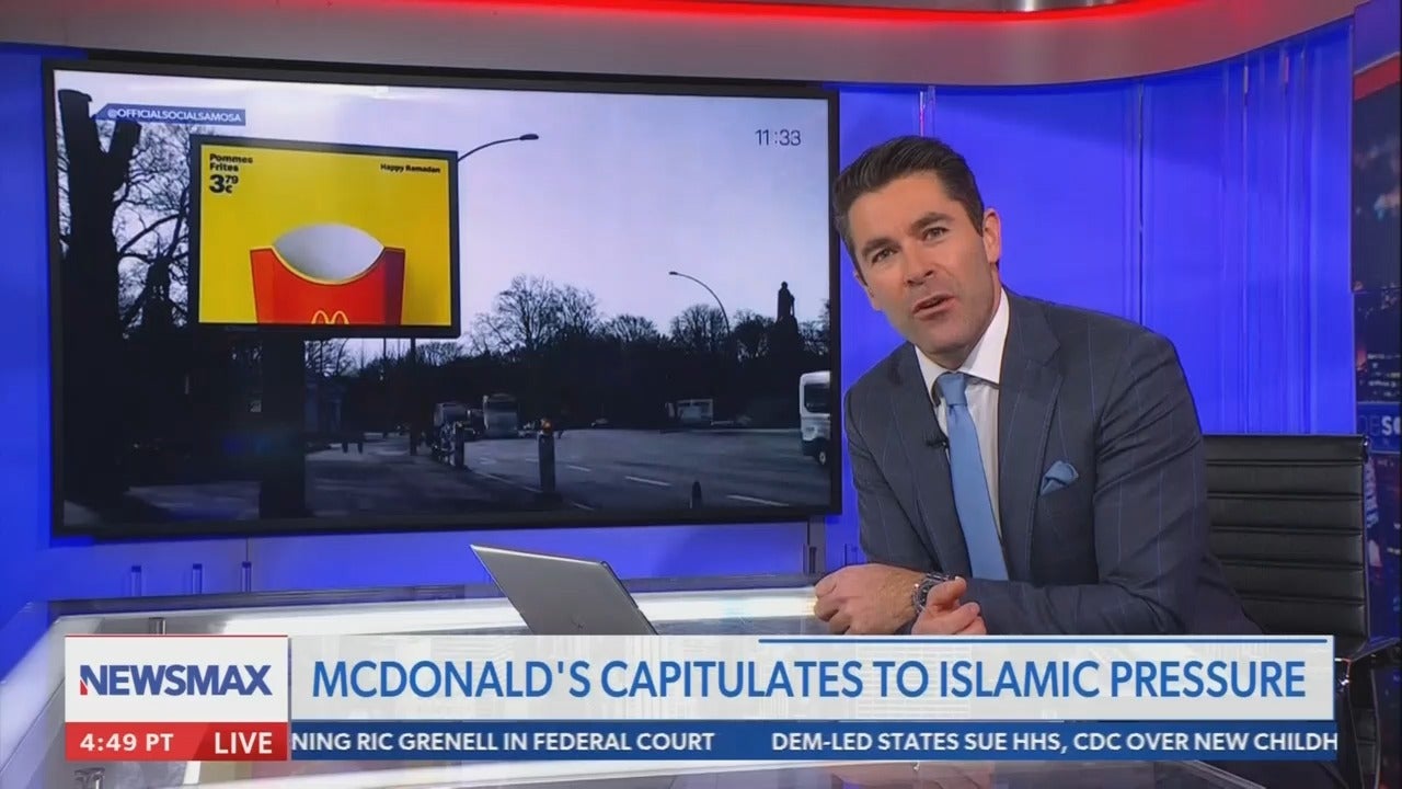 Newsmax host claims Germany is "fully conquered by Islam" because of a McDonald's ad campaign
