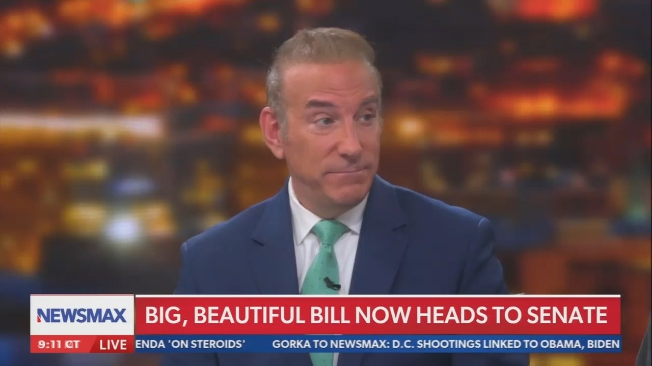Newsmax guest claims that "a lot" of the people who will be losing healthcare as a result of the GOP bill "aren't supposed to be getting federally funded health care right now anyway"
