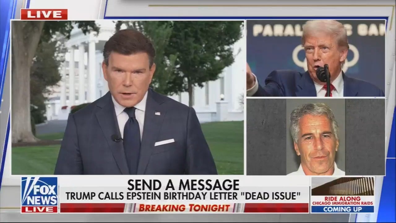 Fox wants viewers to know Trump says he didn’t write the Epstein birt...