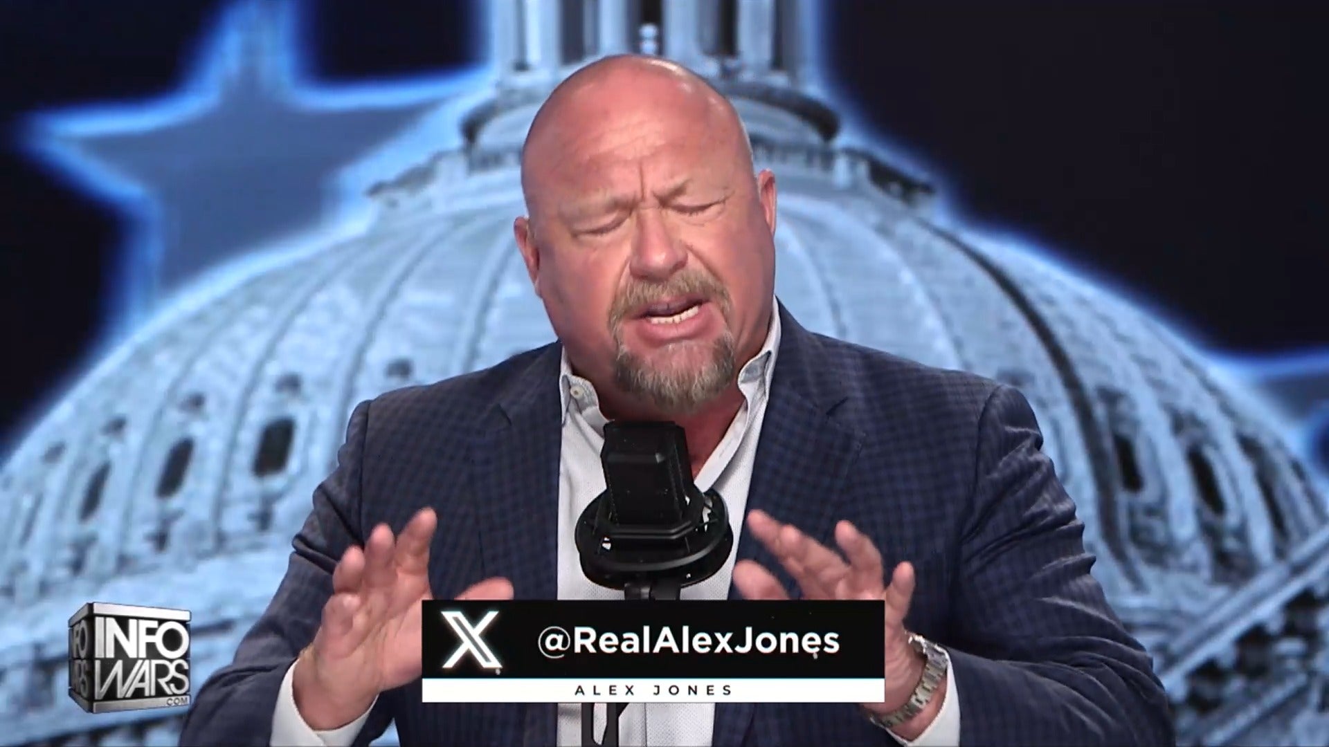 Alex Jones says the Trump administration is “overrun with corruption” and complains “this Epstein cover-up is just continuing”