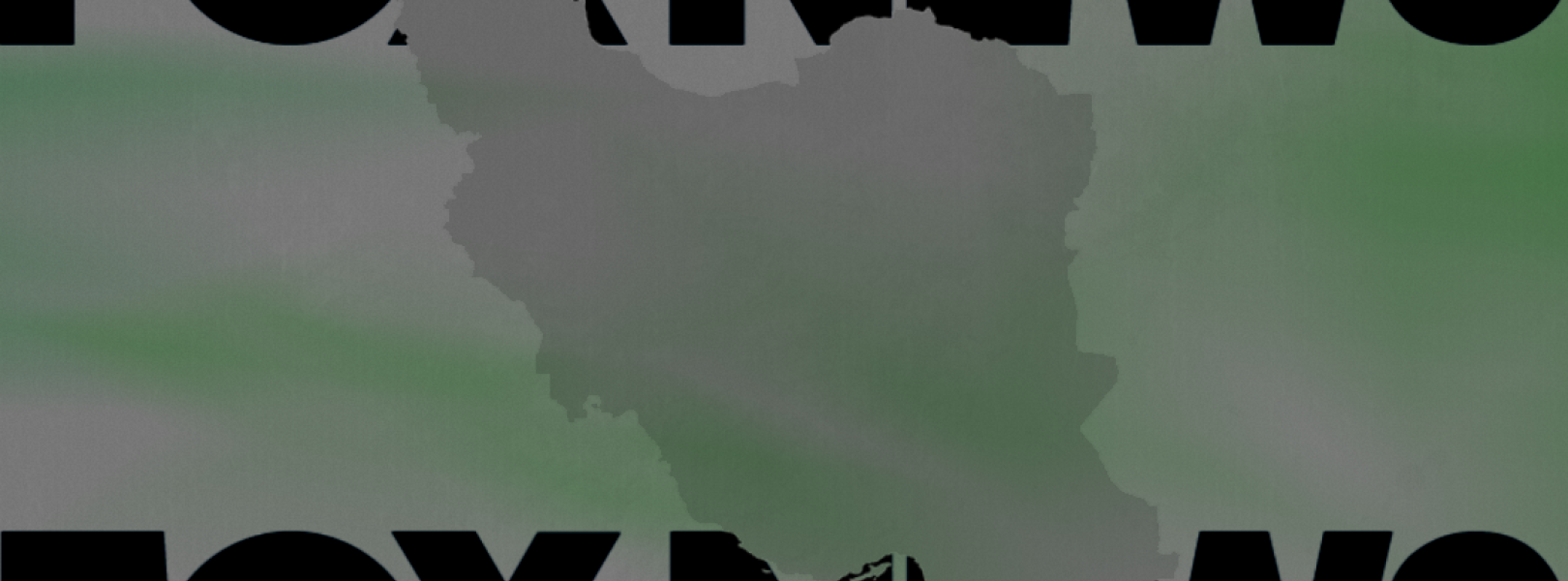 Fox News graphic with outline of Iran