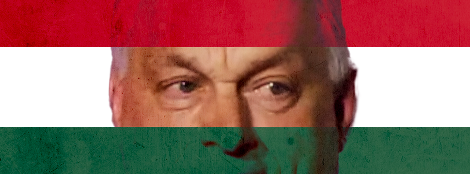 Viktor Orban and Hungarian flag