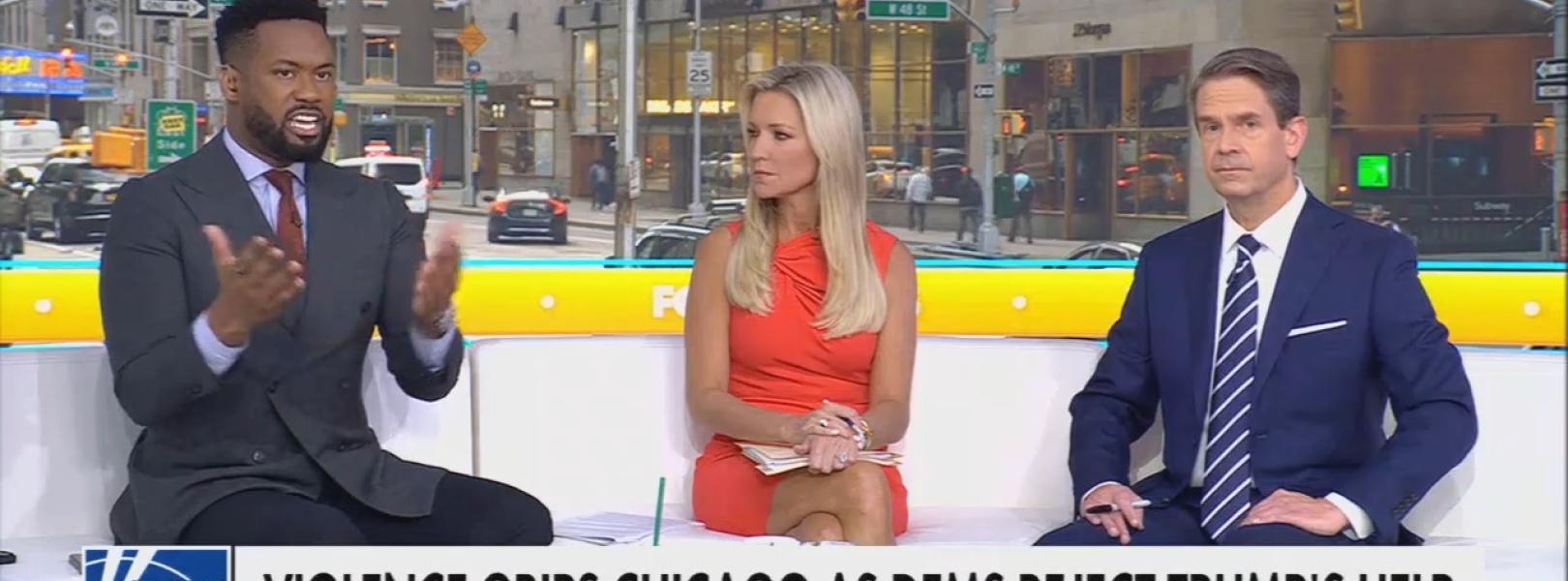 Screenshot from Fox News' Fox & Friends, 9/2/25 re Chicago crime