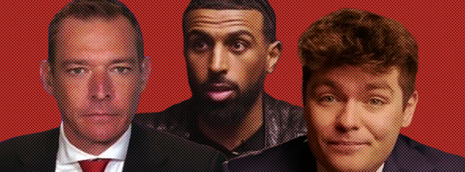 Stew Peters, Myron Gaines, and Nick Fuentes