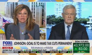 Maria Bartiromo and Newt Gingrich