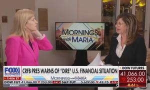 Maya MacGuineas and Maria Bartiromo