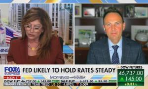 Maria Bartiromo and a guest