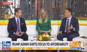 Fox hosts Griff Jenkins, Ainsley Earhardt, and Brian Kilmeade
