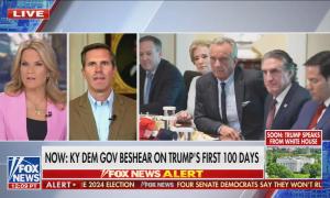 Fox host Martha MacCallum and Gov. Andy Beshear (D-KY)