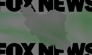 Fox News graphic with outline of Iran
