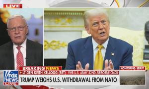 Keith Kellogg discussing the war in Iran