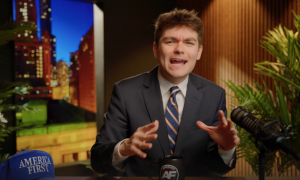 fuentes during episode of America First