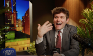 fuentes during episode of America First