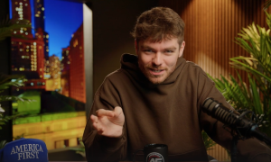 fuentes during episode of America First