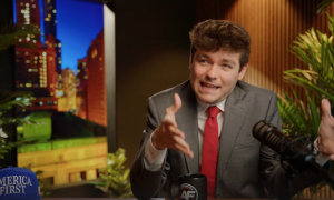 fuentes during episode of America First