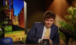 fuentes during episode of America First