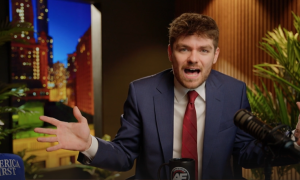 fuentes during episode of America First