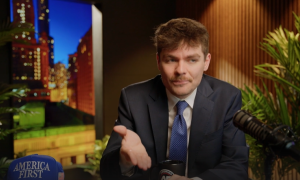 fuentes during episode of America First