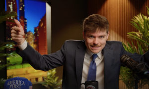 fuentes during episode of America First