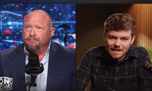Alex Jones and Nick Fuentes