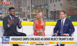 Screenshot from Fox News' Fox & Friends, 9/2/25 re Chicago crime