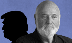 Rob Reiner with Trump as his shadow