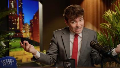 fuentes during episode of America First