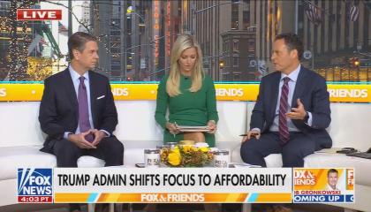 Fox hosts Griff Jenkins, Ainsley Earhardt, and Brian Kilmeade