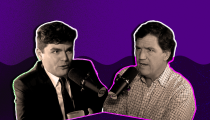 Image of Fuentes and Carlson across from eachother