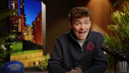 fuentes during episode of America First