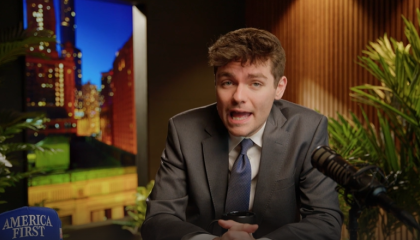 fuentes during episode of America First