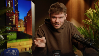 fuentes during episode of America First