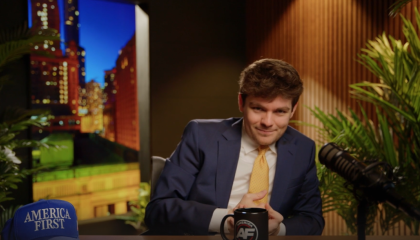 fuentes during episode of America First