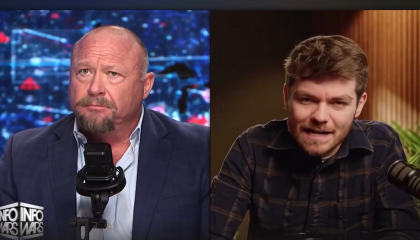 Alex Jones and Nick Fuentes