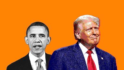 Obama and Trump