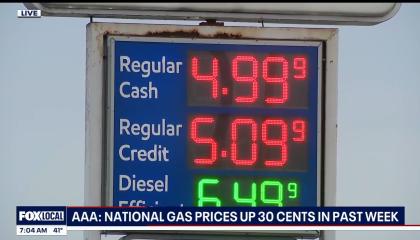 Fox 2 Detroit covers rising gas prices: 