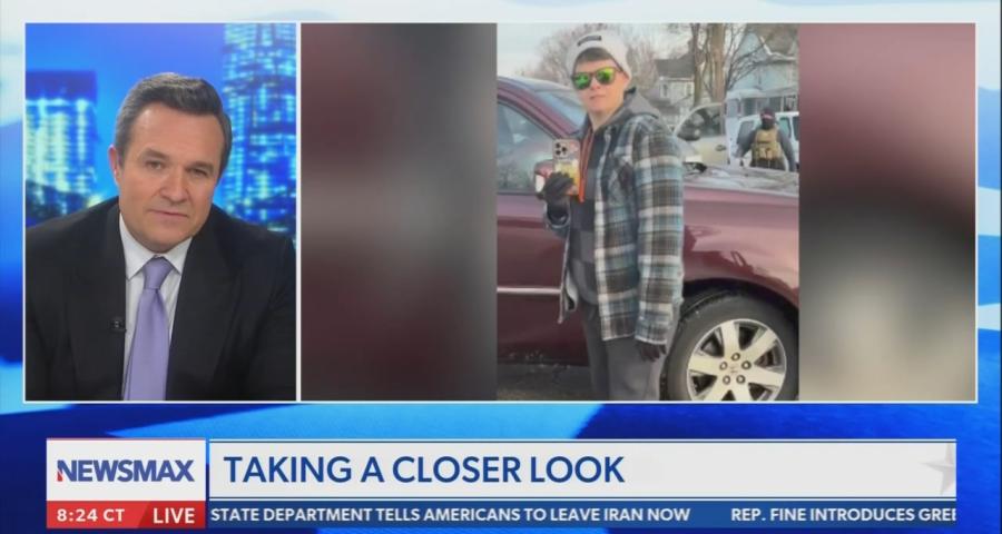 Greg Kelly next to an image of Becca Good