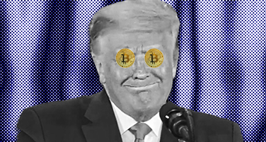 Trump inspiration crypto coins image