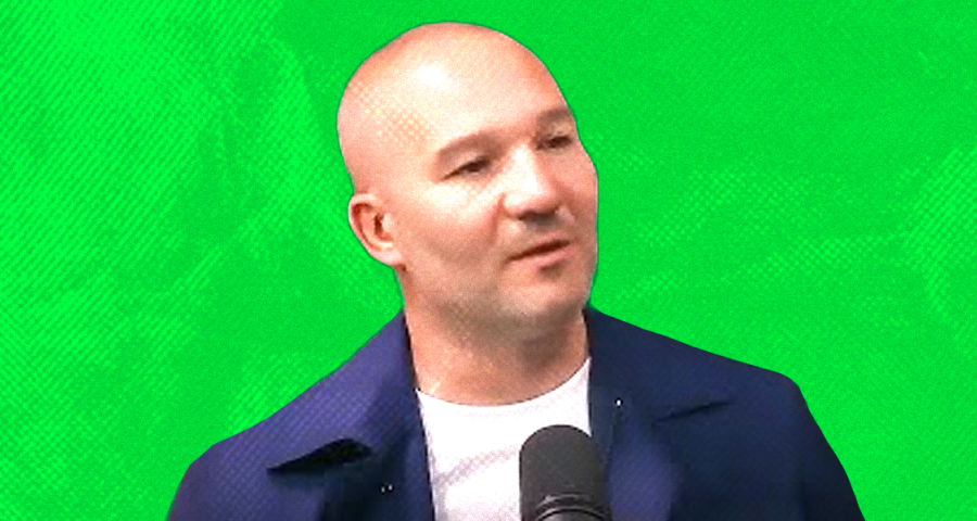Shawn Ryan with green background