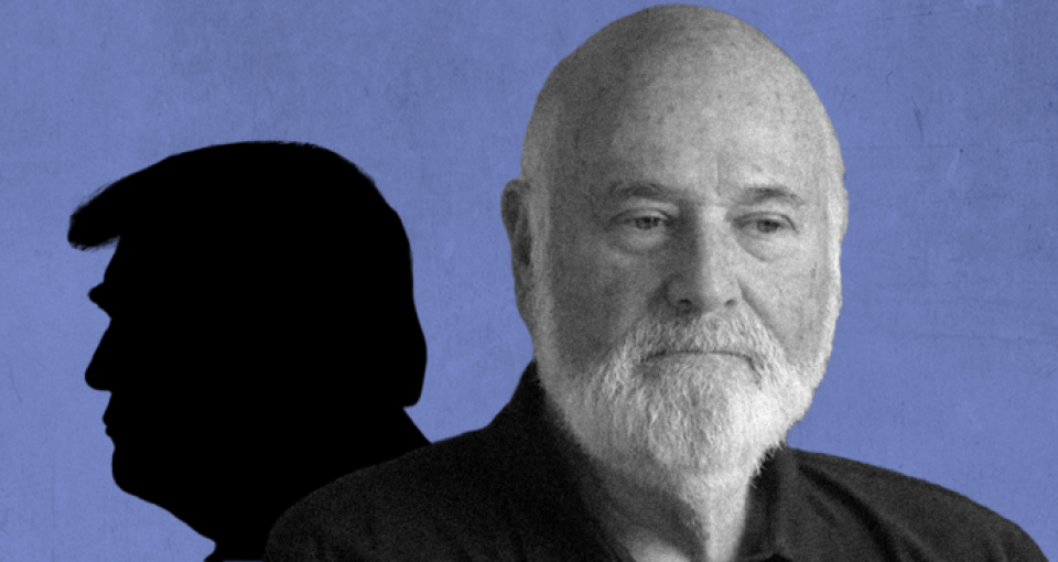 Rob Reiner with Trump as his shadow