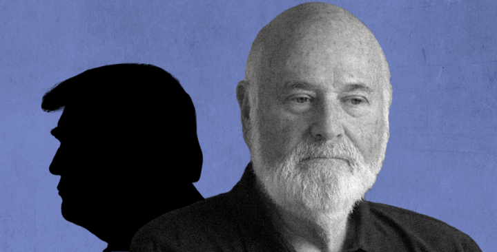 Rob Reiner with Trump as his shadow